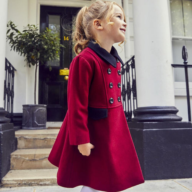 Red girls coat shop