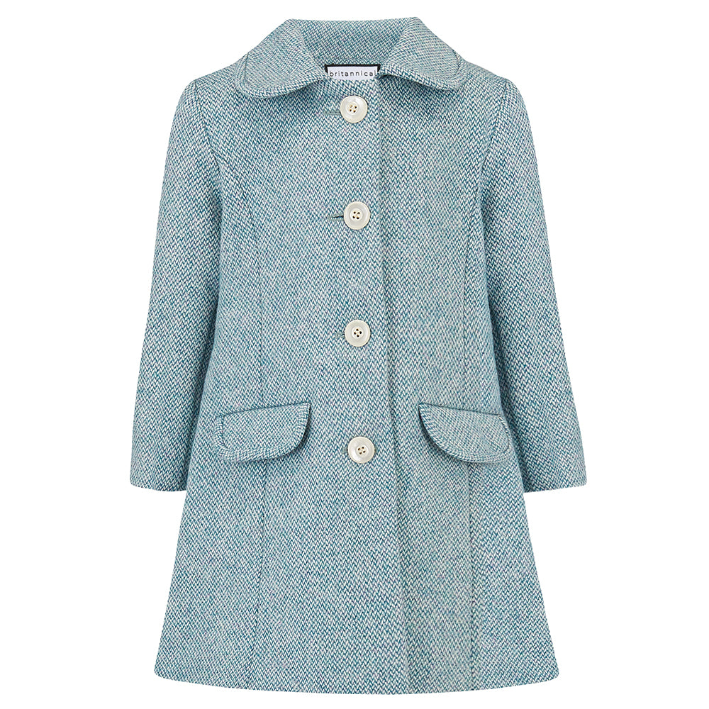 Light blue girls coat sale
