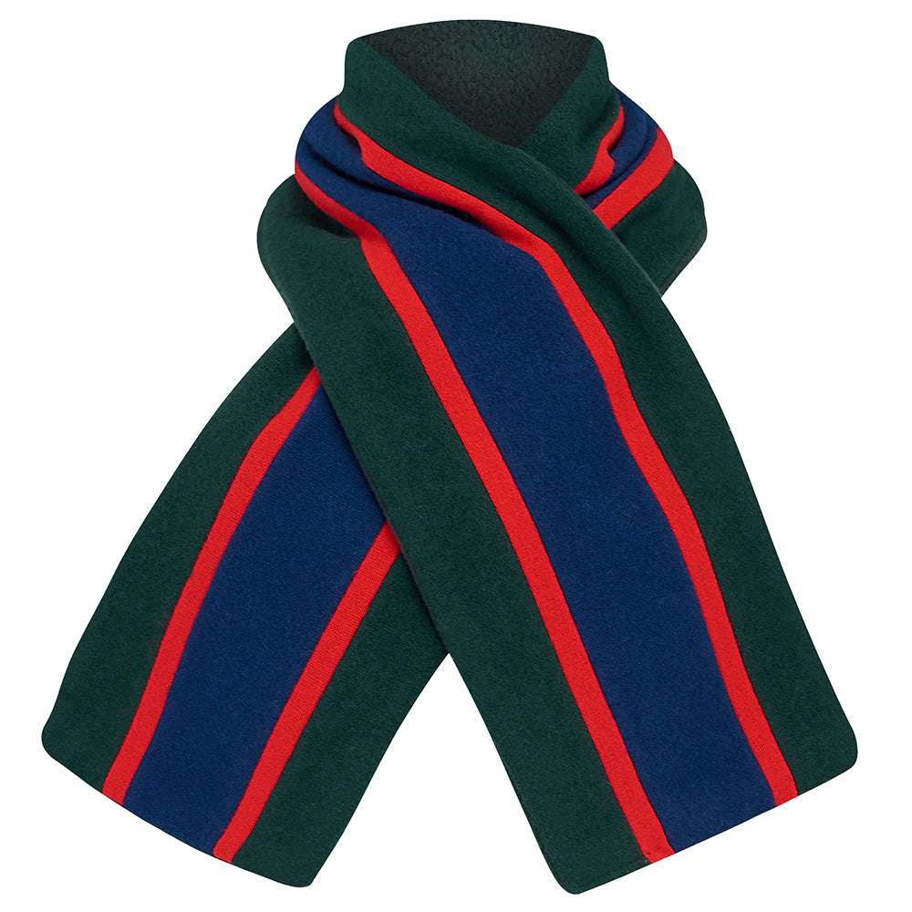Blue) – (Green, & College British Legacy Children\'s Red Scarf Britannical Lambswool