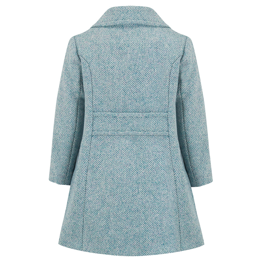 Light Blue Girls Coat The Chelsea Belgravia Blue Britannical