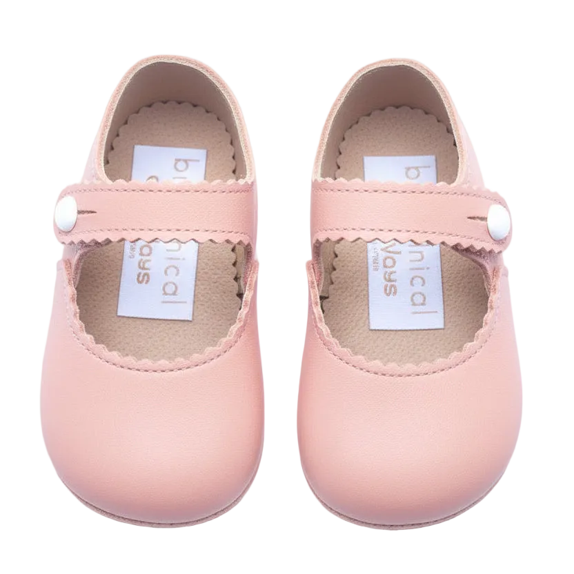 Britannical x Early Days - Emma Pre-Walker Baby Girl Shoes - Blossom Pink