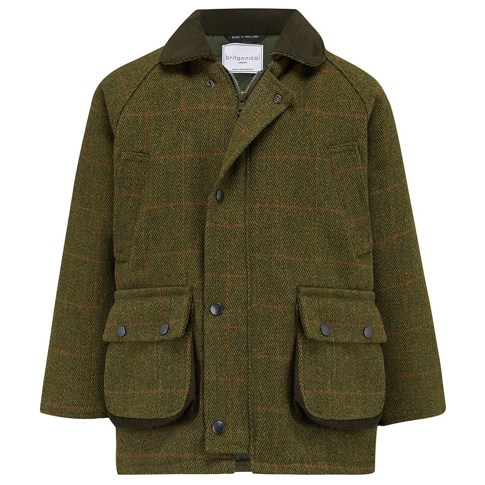 Children's Tweed Jacket (Lyall Greenbelt) Sand – Britannical