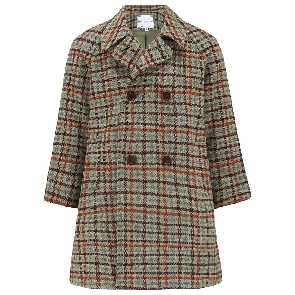 Boys check coat new arrivals