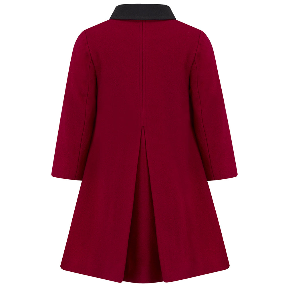 Red Girls Dress Coat (The Piccadilly) Theatrical Red Britannical Red Girls Dress Coat (The Piccadilly) Theatrical Red Britannical