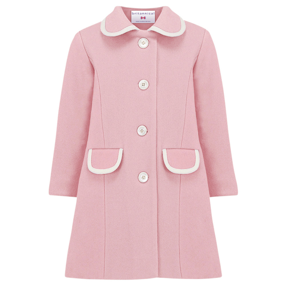 ジャケット・アウター Hamilton Wool  Dress Coat Rose Blush Boucle Overcoat | Ripley Rader