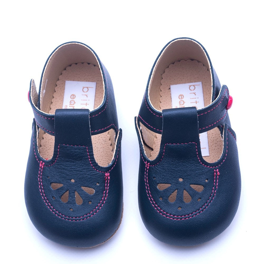 Britannical x Early Days Robin Pre Walker Baby Shoes Navy Blue