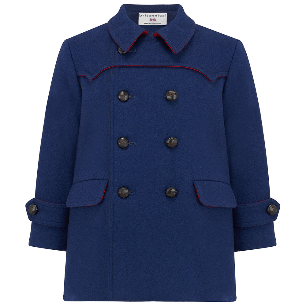 Wool Blend Boys Peacoat Pea Coat Wool Jacket Boys Boys Wool Blend
