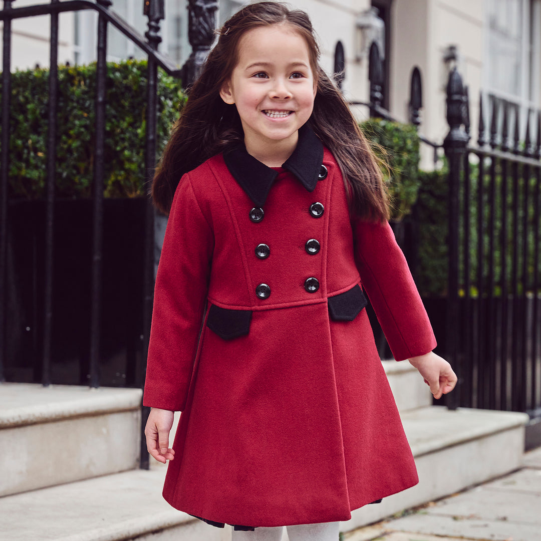 girls dress coat GRACE KARIN Kids Wool Lapel Long Button Jackets Fall Winter Outerwear Black Peacoat with Pockets 5-6Y: Clothing, Shoes & Jewelry Embossed metal buttons Betadog Kids Boys Fashion Coat